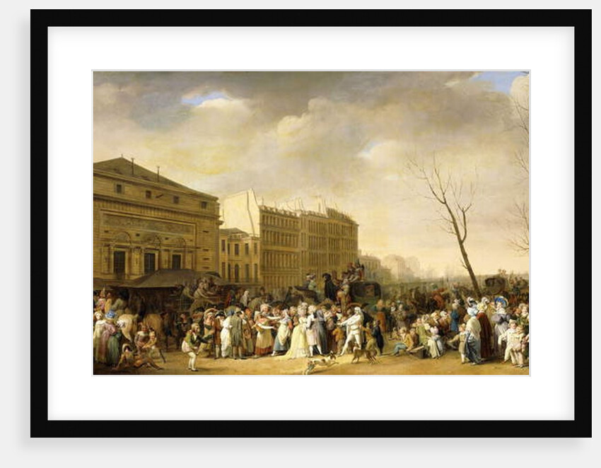 A Carnival on the Boulevard du Crime, 1832 by Louis Leopold Boilly