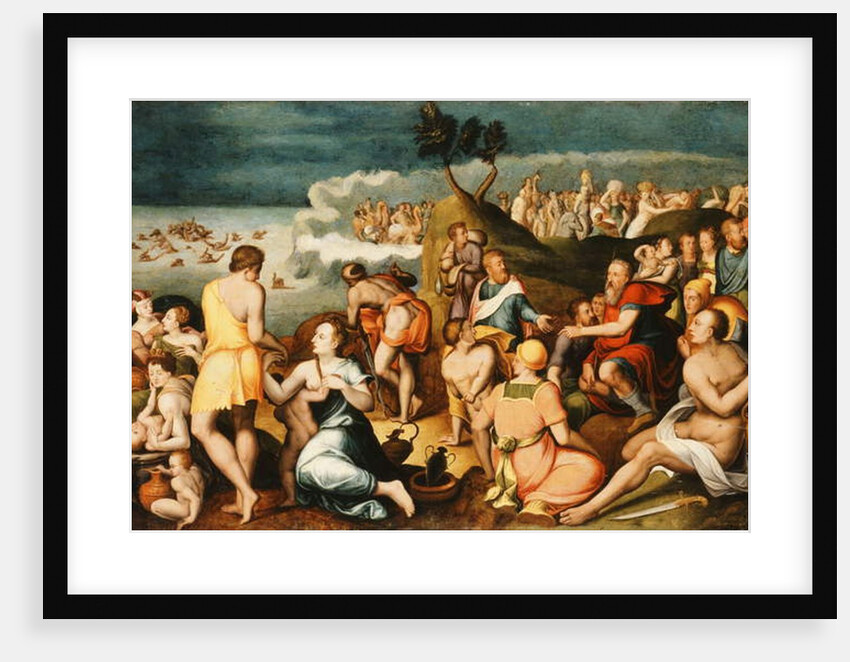 Moses and the Israelites Crossing the Red Sea by Anthonie Claessens