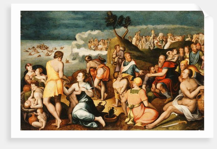 Moses and the Israelites Crossing the Red Sea by Anthonie Claessens