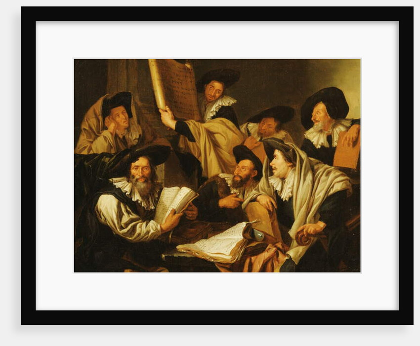 A Rabbinical Disputation by Jacob Toorenvliet