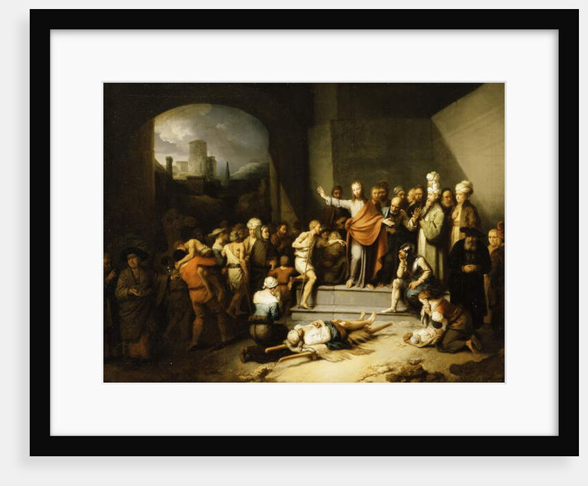 Christ healing the Sick by Christian Wilhelm Ernst Dietrich