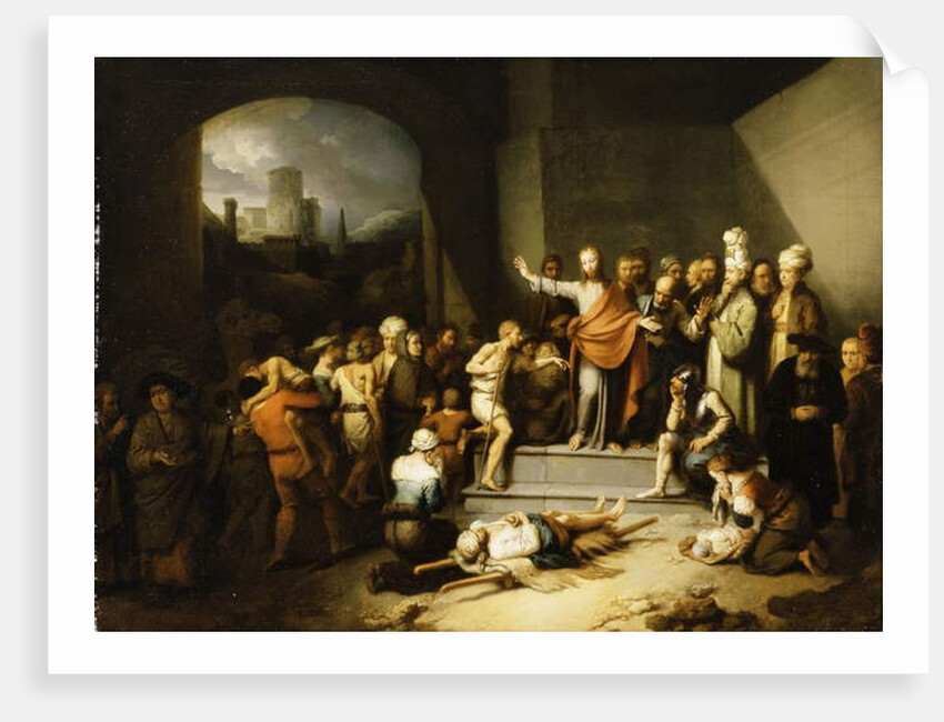 Christ healing the Sick by Christian Wilhelm Ernst Dietrich
