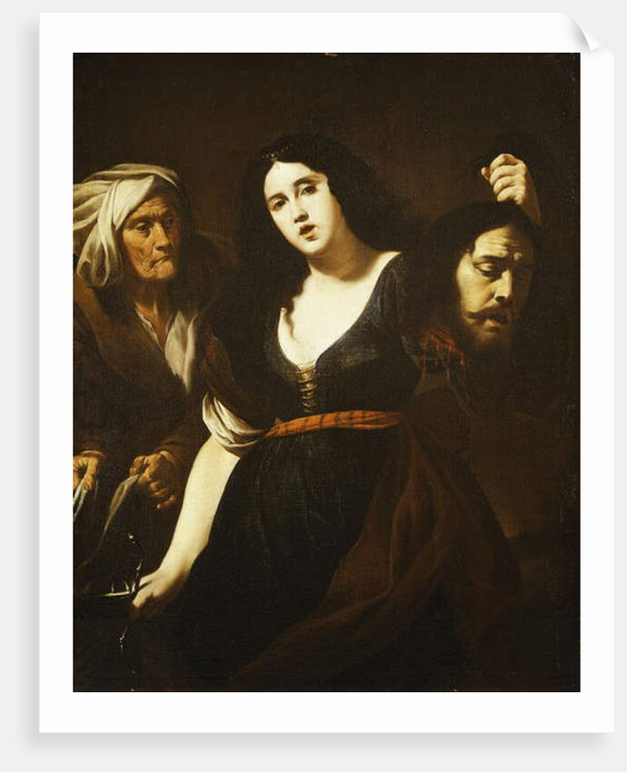 Judith holding the Head of Holofernes, Accompanied by a Maidservant, c.1625-30 by Andrea Vaccaro