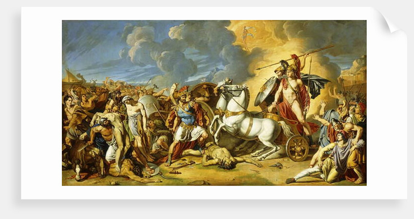 A Scene from the Trojan Wars by Rafaelle Calliano