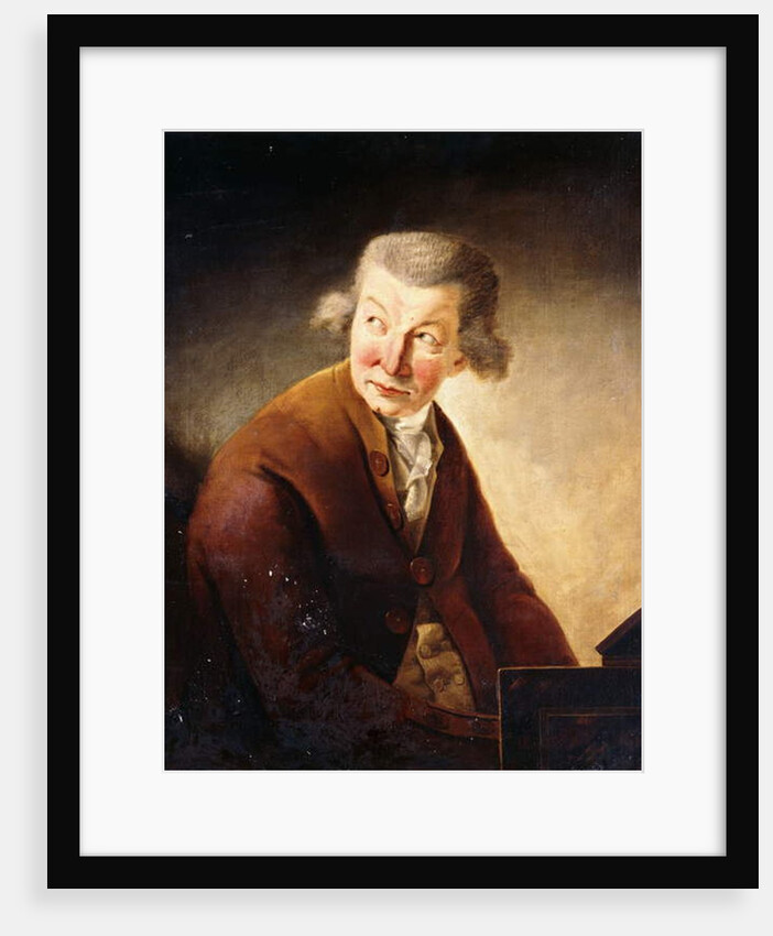 Portrait of a Gentleman, identified as Franz Joseph Haydn, half-length, at a Pianoforte by Henry Fuseli