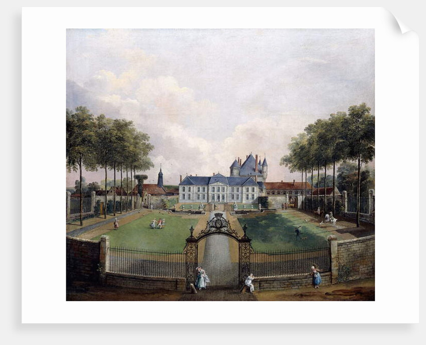Views of the Chateau de Mousseaux and its Gardens by Jean-Francois Hue