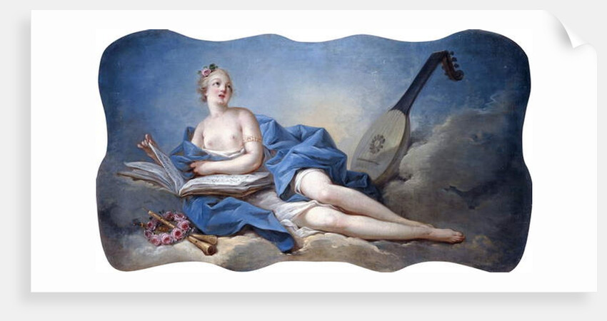 Personification of Music by Jean-Honore Fragonard