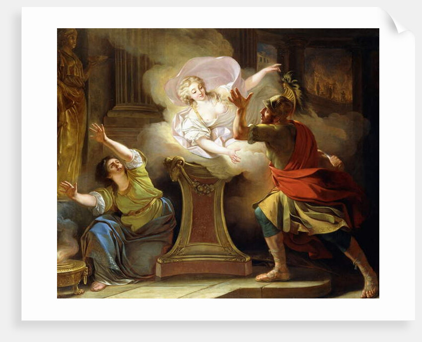Aeneas Pursuing Helen in the Temple of Vesta by Pierre Lacour