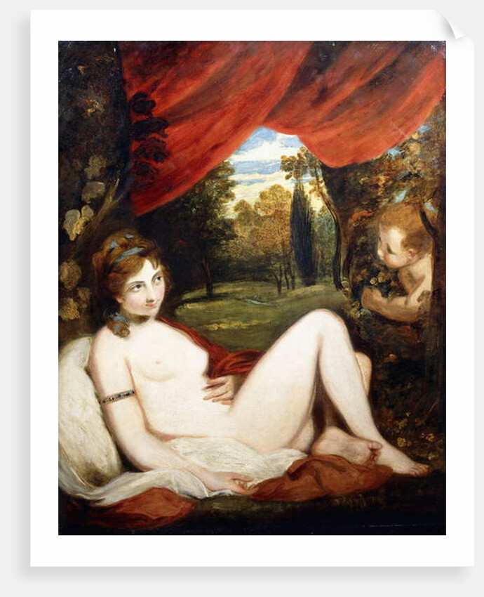Venus and Cupid, or 'The Wanton Bacchante' by Joshua Reynolds