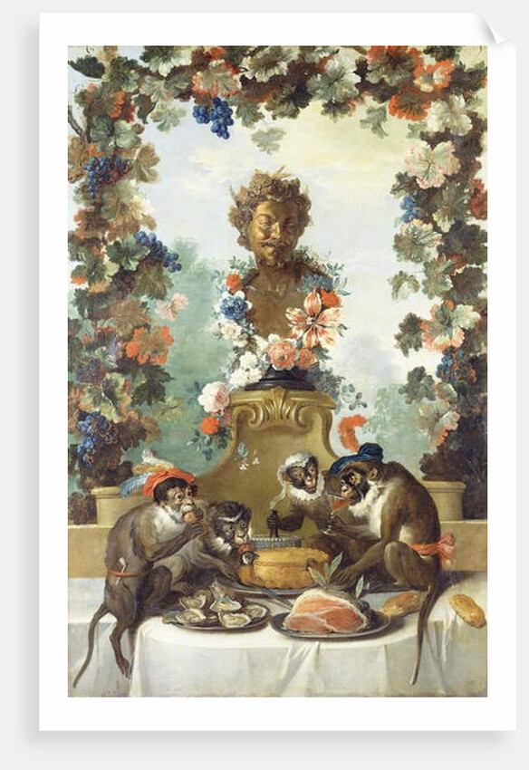 The Feast of the Monkeys, by Jean-Baptiste Oudry