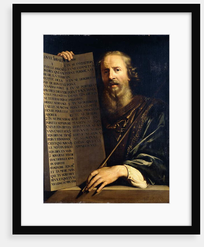 Moses Holding the Ten Commandments by Philippe de Champaigne