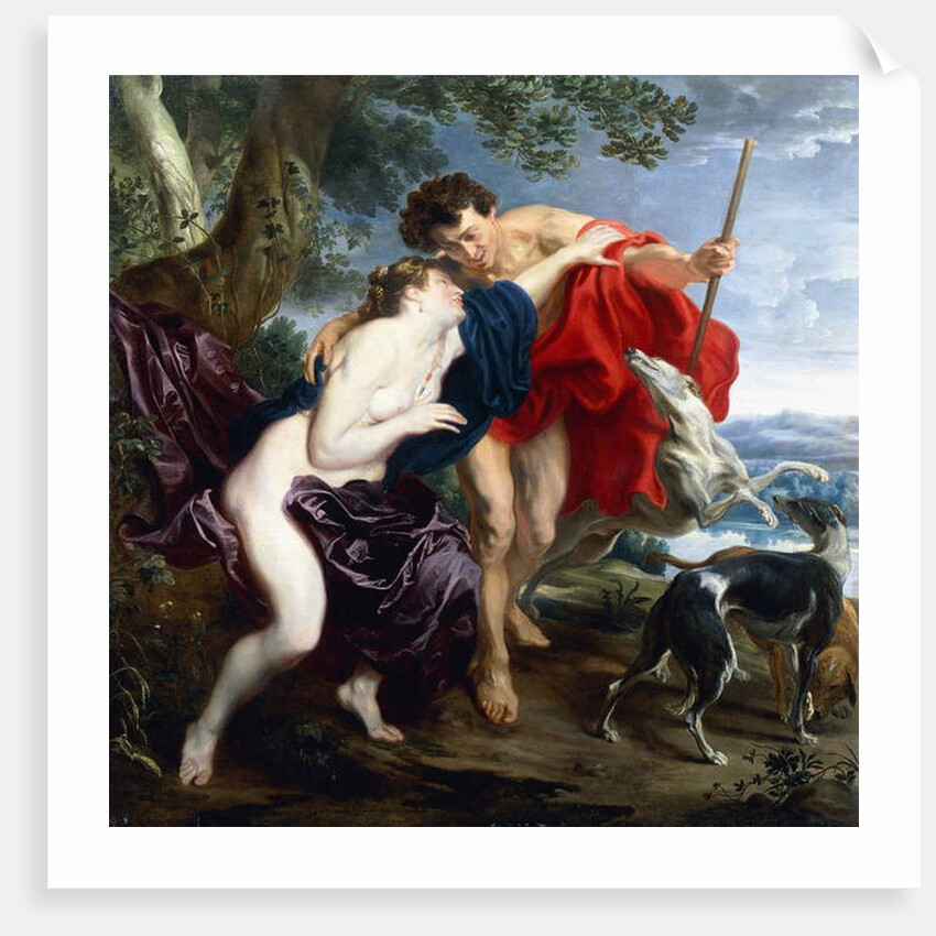 Venus and Adonis, 1621 by Anthony van Dyck