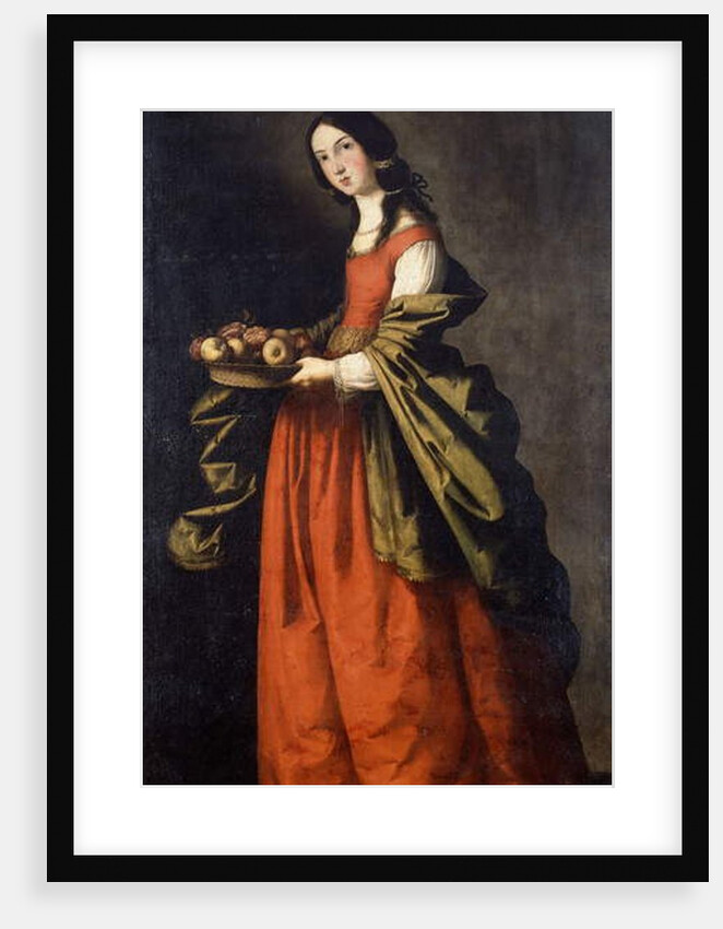 Saint Dorothea by Francisco de Zurbaran