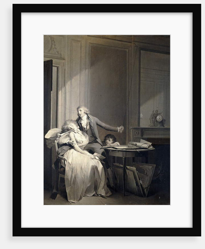 The Letter or The Fainting by Louis Leopold Boilly