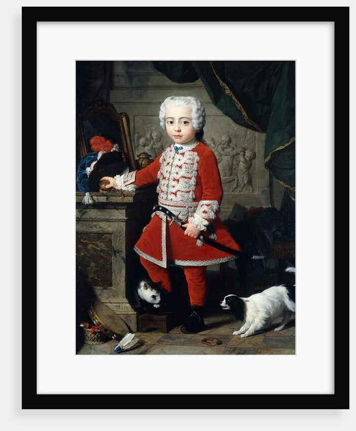 Portrait of a Young Boy in Hungarian Dress by Pierre Subleyras