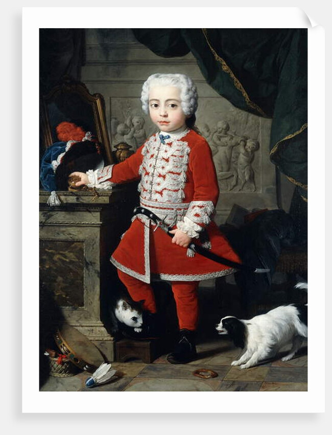 Portrait of a Young Boy in Hungarian Dress by Pierre Subleyras