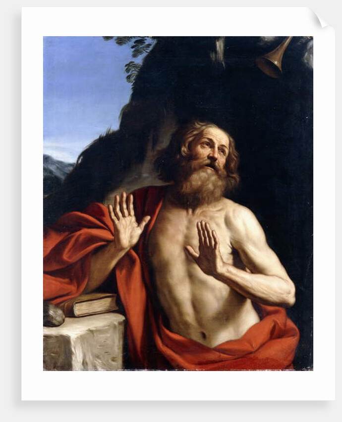 Saint Jerome in the Wilderness by Guercino
