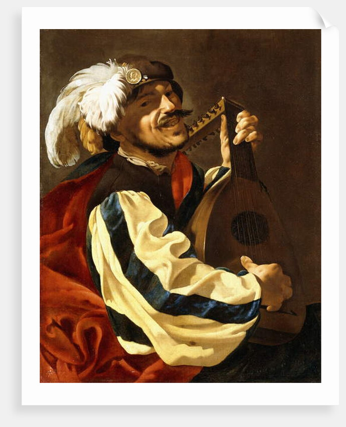 A Lute Player by Hendrick Ter Brugghen