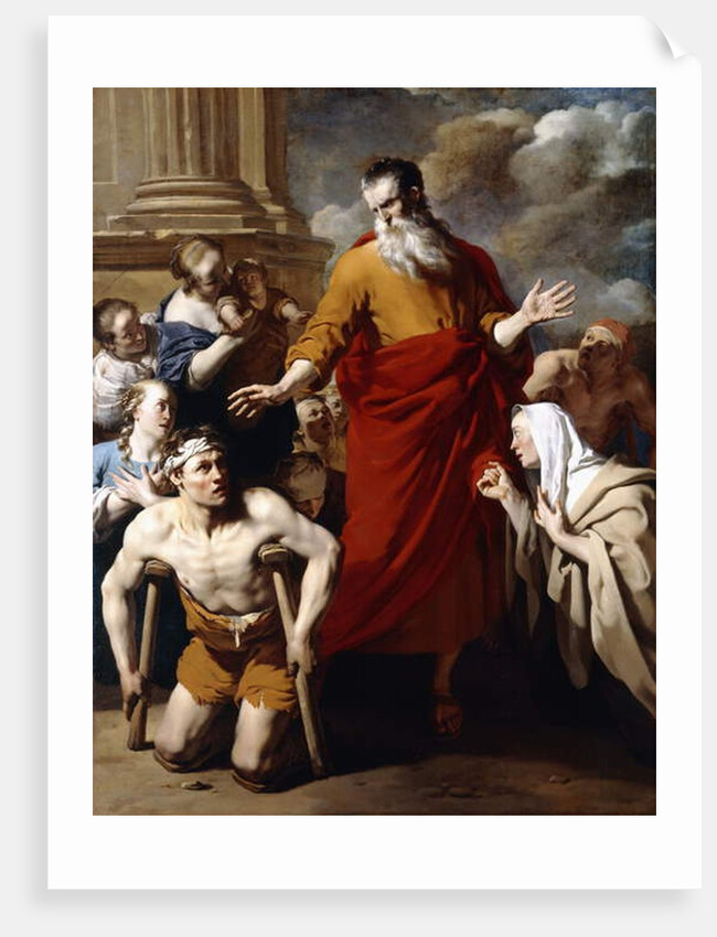 Saint Paul Healing the Sick at Lystra by Karel Dujardin