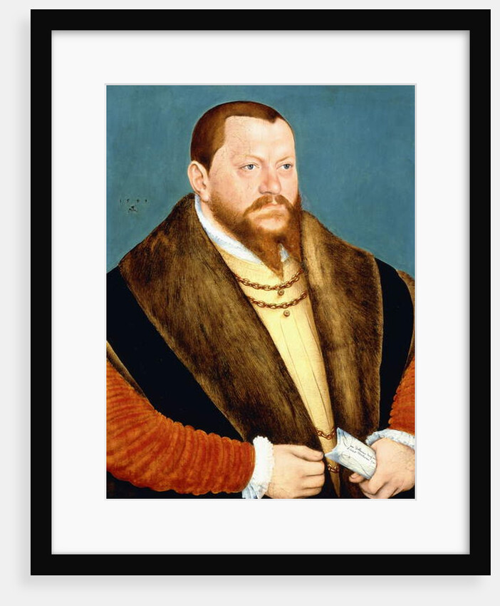 Portrait of Duke Augustus of Saxony by Lucas the Younger Cranach
