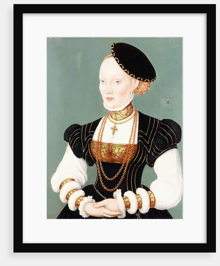 Portrait of Anne of Denmark by Lucas the Younger Cranach