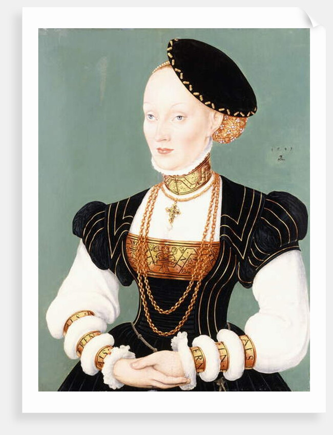Portrait of Anne of Denmark by Lucas the Younger Cranach