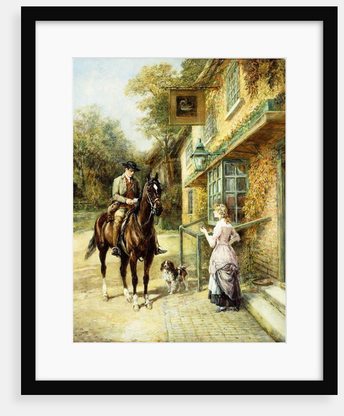The Village Postman by Heywood Hardy