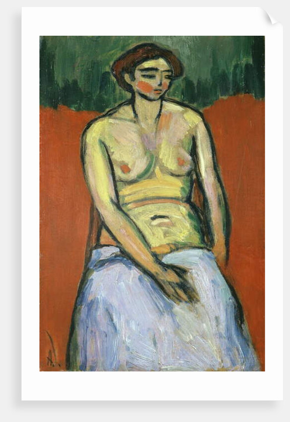 Seated Female Nude, c.1910 by Alexej von Jawlensky