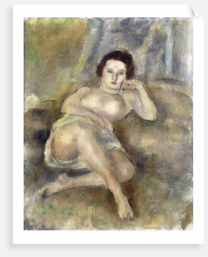 Reclining Girl, 1925 by Jules Pascin