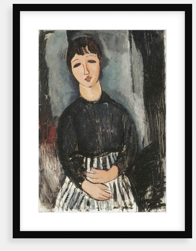 A Servant in a Striped Apron, 1916 by Amedeo Modigliani