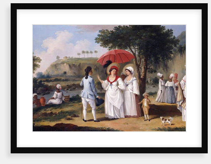 Mulatto Women on the Banks of the River Roseau, Dominica by Agostino Brunias