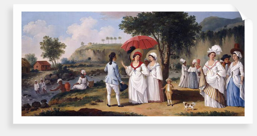Mulatto Women on the Banks of the River Roseau, Dominica by Agostino Brunias