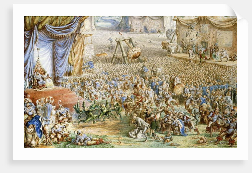 An Allegory of Contemporary Events, 1873 by Henry Barnabus Bright