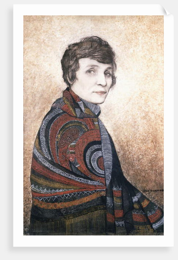 Portrait of Louise Boulanger by Jean Dunand