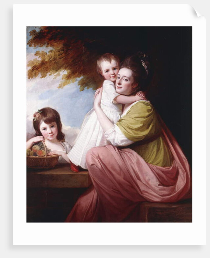 Group Portrait of Dorothy Stables and her Daughters, Harriet and Maria by George Romney