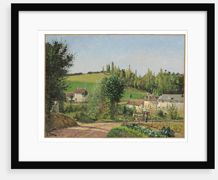 Hamlet near Pontoise, 1872 by Camille Pissarro