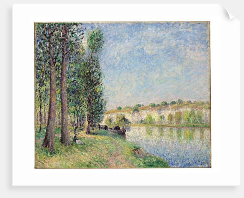 The Loing at Moret, 1885 by Alfred Sisley