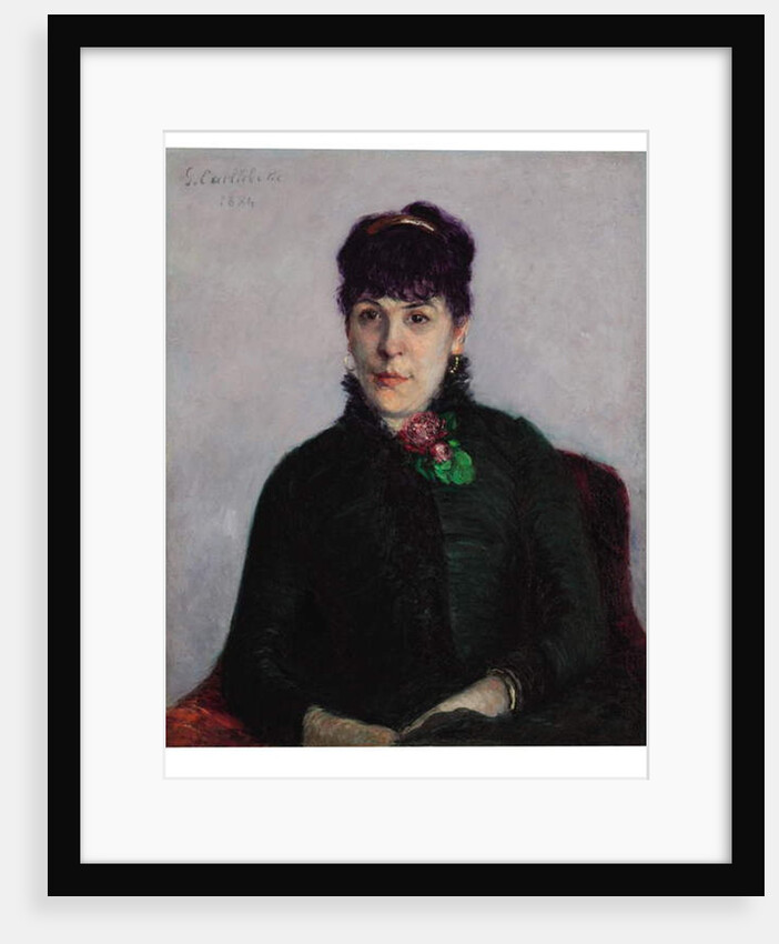 Woman with a Rose, 1884 by Gustave Caillebotte