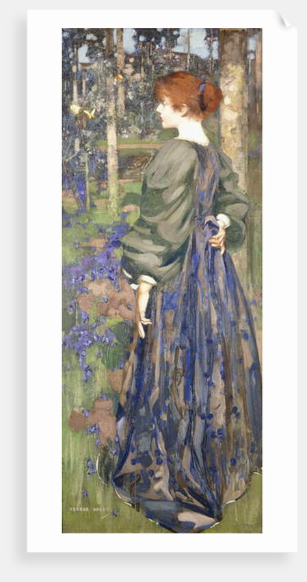 In the Bluebell Wood by George F. Henry