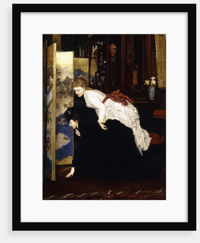 Young Women looking at Japanese Objects, c.1869-1870 by James Jacques Joseph Tissot