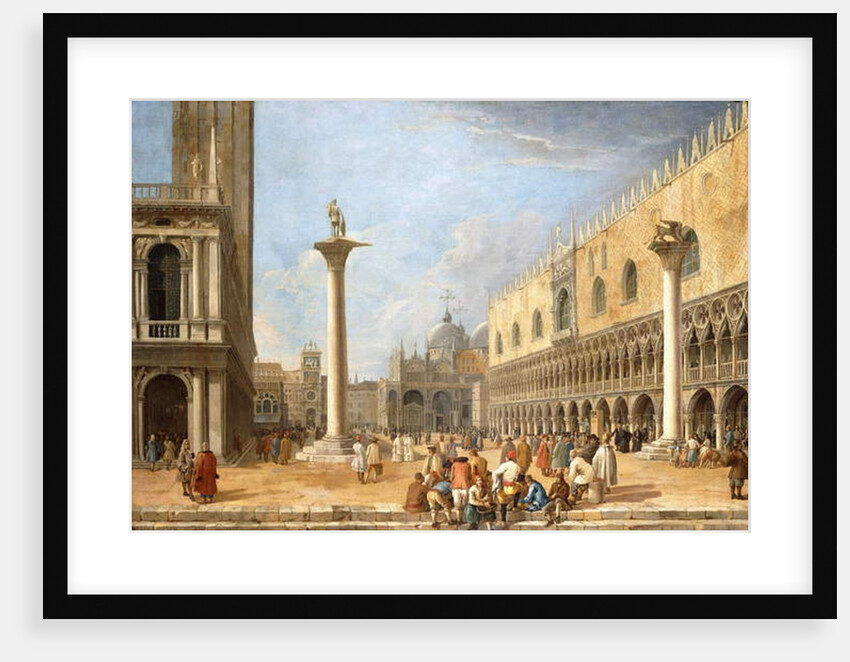 The Piazzetta, Venice, looking towards the Piazza San Marco by Luca Carlevaris