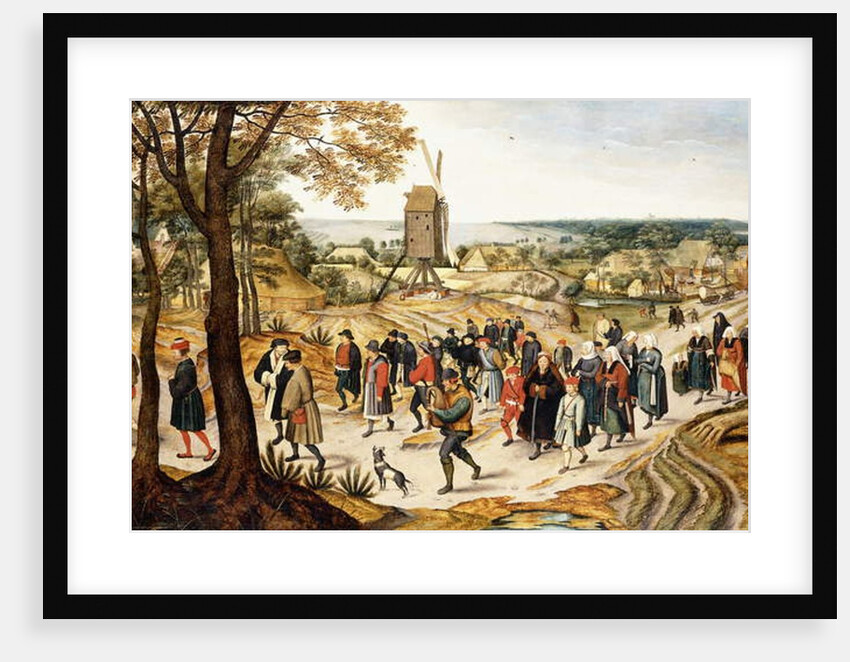A Wedding Procession, by Pieter the Younger Brueghel