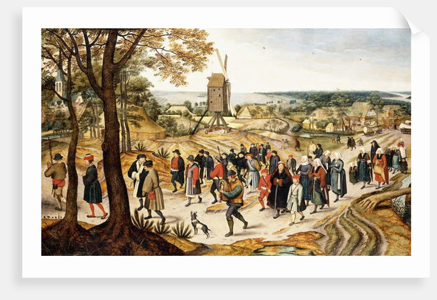 A Wedding Procession, by Pieter the Younger Brueghel