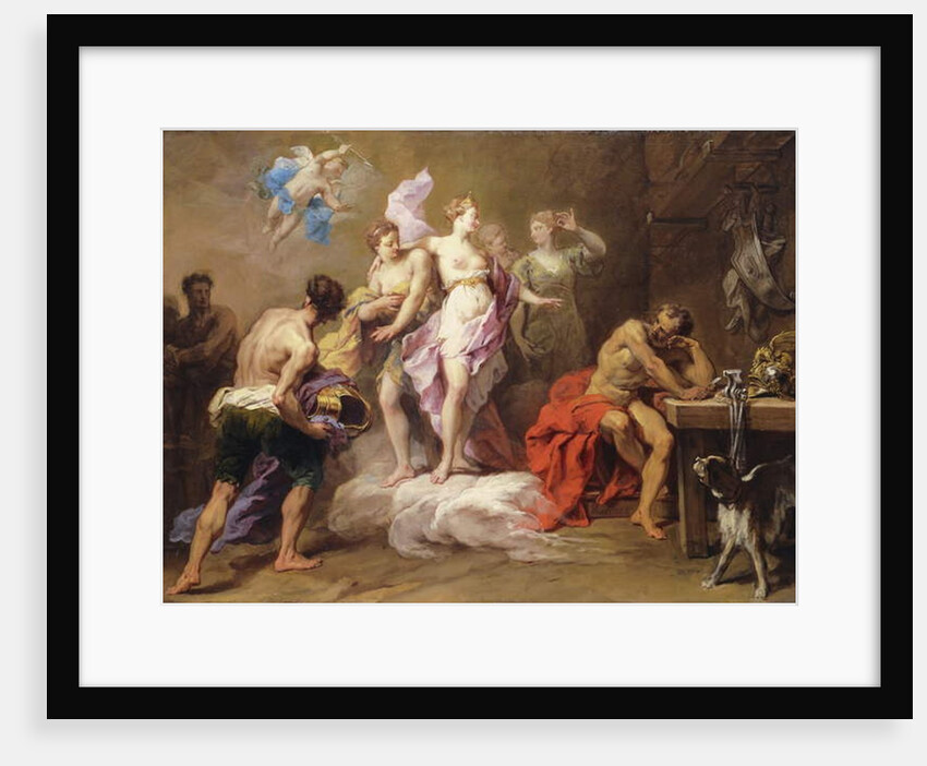 Venus Ordering Arms from Vulcan for Aeneas by Jean II Restout
