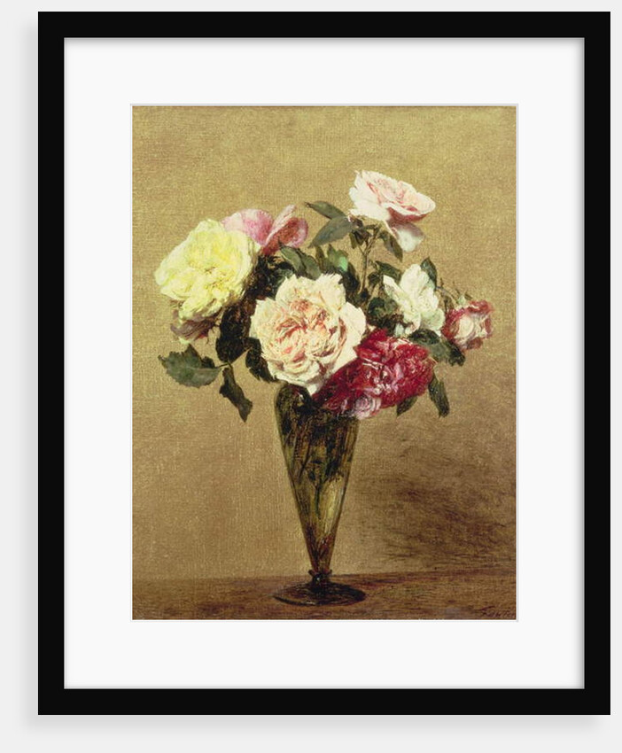 Roses in a Vase, 1892 by Ignace Henri Jean Fantin-Latour