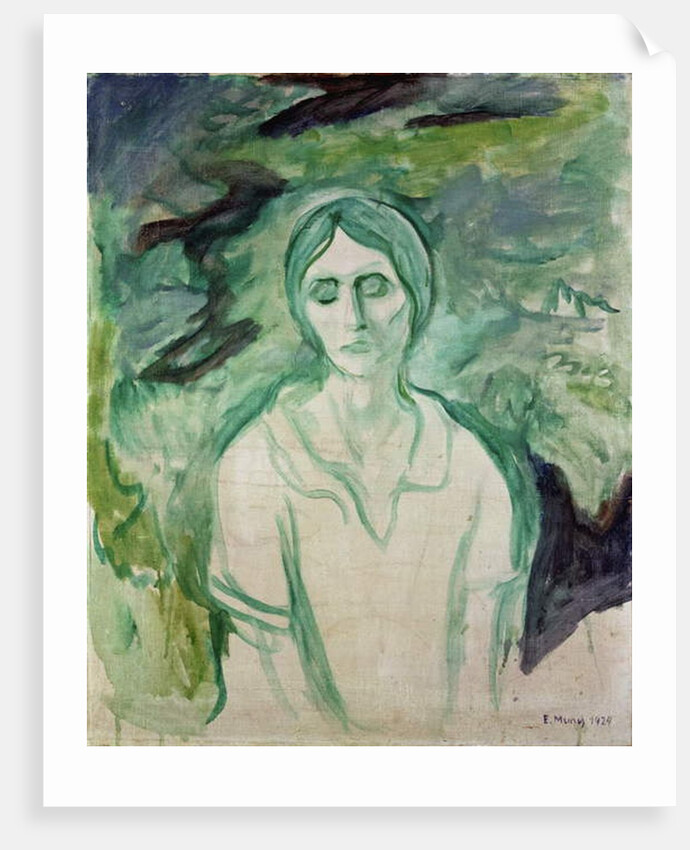 Gothic Girl, 1929 by Edvard Munch