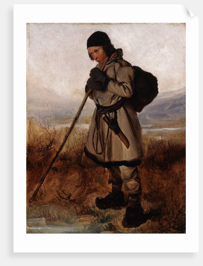 A Laplander by Francois Auguste Biard