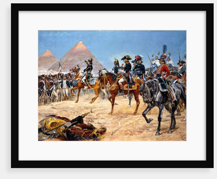 Bonaparte in Egypt, 21st July, 1798, 1911 by Richard Caton II Woodville
