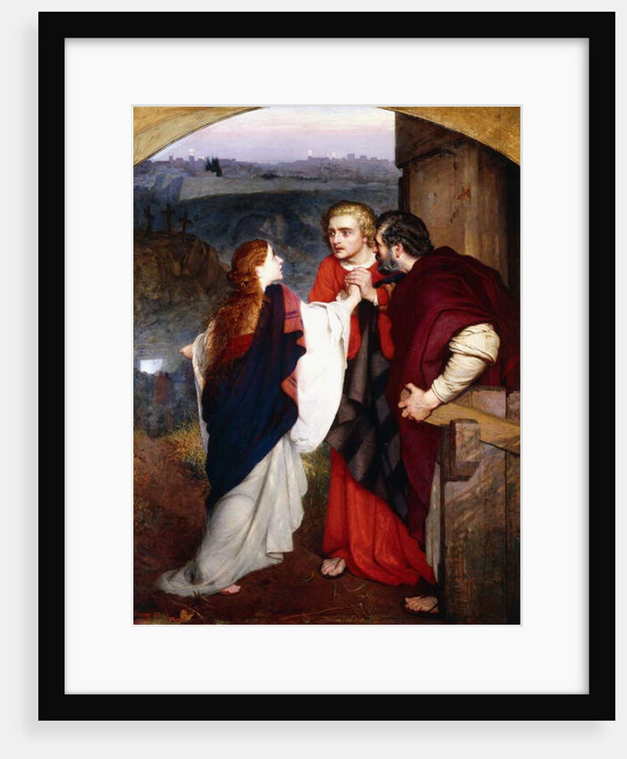 Mary Magdelene giving news of the Resurrection to the Disciples, 1860 by Philip Hermogenes Calderon