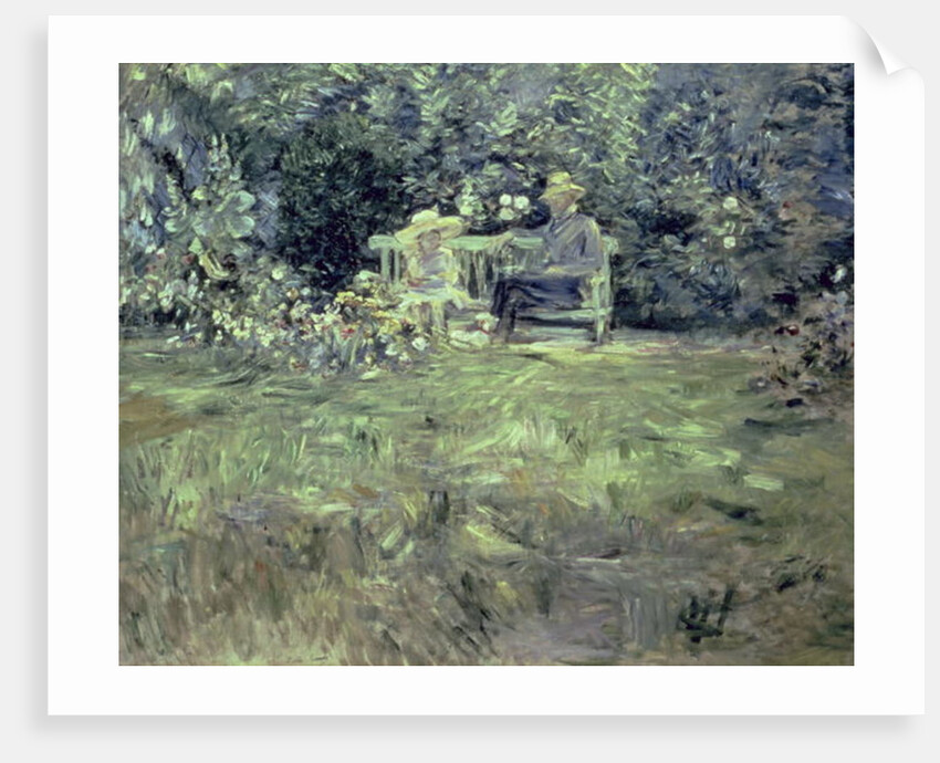 The Lesson in the Garden, 1886 by Berthe Morisot